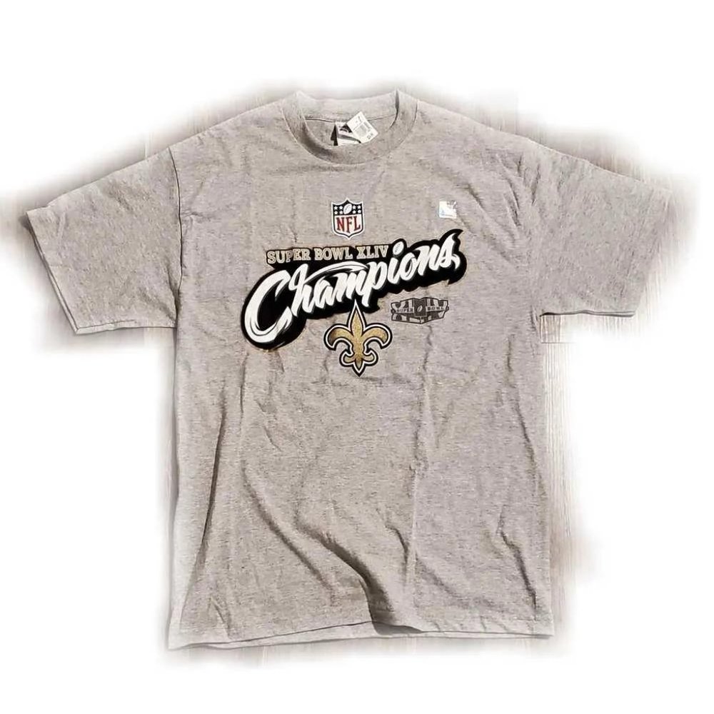NFL × Vintage 2010 New Orleans Saints Superbowl Championship T-Shirt